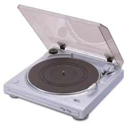 Denon Plattenspieler DP-29F Silber - Hochwertiger Plattenspieler für Vinyl-Liebhaber