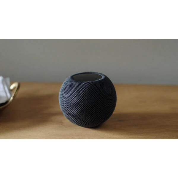 HomePod Mini Space Grey - Smart Lautsprecher mit Siri, AirPlay 2, Bluetooth & WLAN für Multiroom-Audio 2 HomePod Mini Space Grey - Smart Lautsprecher mit Siri, AirPlay 2, Bluetooth & WLAN für Multiroom-Audio – Bild 2
