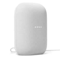 Google Nest Audio Chalk White - Smart Lautsprecher mit WLAN, Google Assistant, Multiroom-Funktion & Zubehör