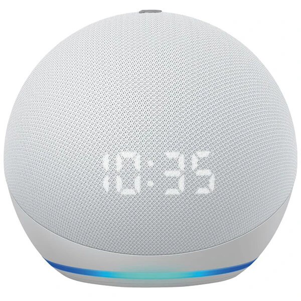 Echo Dot (4. Gen) mit Uhr - Weiß | Smart-Lautsprecher mit Alexa, Bluetooth & WLAN | Netzwerk Audio & Multiroom Zubehör 1 Echo Dot (4. Gen) mit Uhr - Weiß | Smart-Lautsprecher mit Alexa, Bluetooth & WLAN | Netzwerk Audio & Multiroom Zubehör