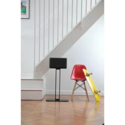 Flexson Floor Stand 350 Schwarz - Hochwertiger Ständer für Netzwerk Audio & Multiroom-Systeme -KlangHaus Verkäufe 10752402 3 d 1
