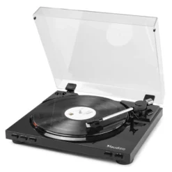 Audizio Plattenspieler RP310 Schwarz - Hochwertiger Plattenspieler für Vinyl-Liebhaber