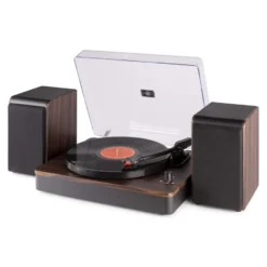 Audizio Plattenspieler Mit Bluetooth RP330D Dunkelbraun - Hochwertiger Vinyl-Player mit Bluetooth-Verbindung -KlangHaus Verkäufe 1226994 3 5