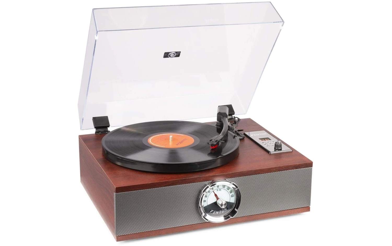 Fenton Plattenspieler Mit Bluetooth RP180 Dunkelbraun - Hochwertiger Vinyl-Player mit moderner Technologie 1 Fenton Plattenspieler Mit Bluetooth RP180 Dunkelbraun - Hochwertiger Vinyl-Player mit moderner Technologie
