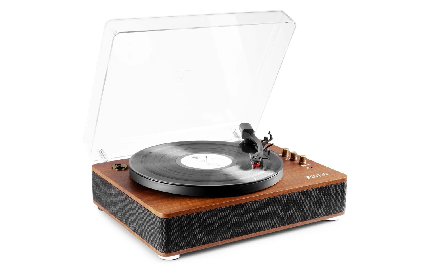 Fenton Plattenspieler RP162D Dunkelbraun - Hochwertiger Plattenspieler für Vinyl-Liebhaber 2 Fenton Plattenspieler RP162D Dunkelbraun - Hochwertiger Plattenspieler für Vinyl-Liebhaber – Bild 2