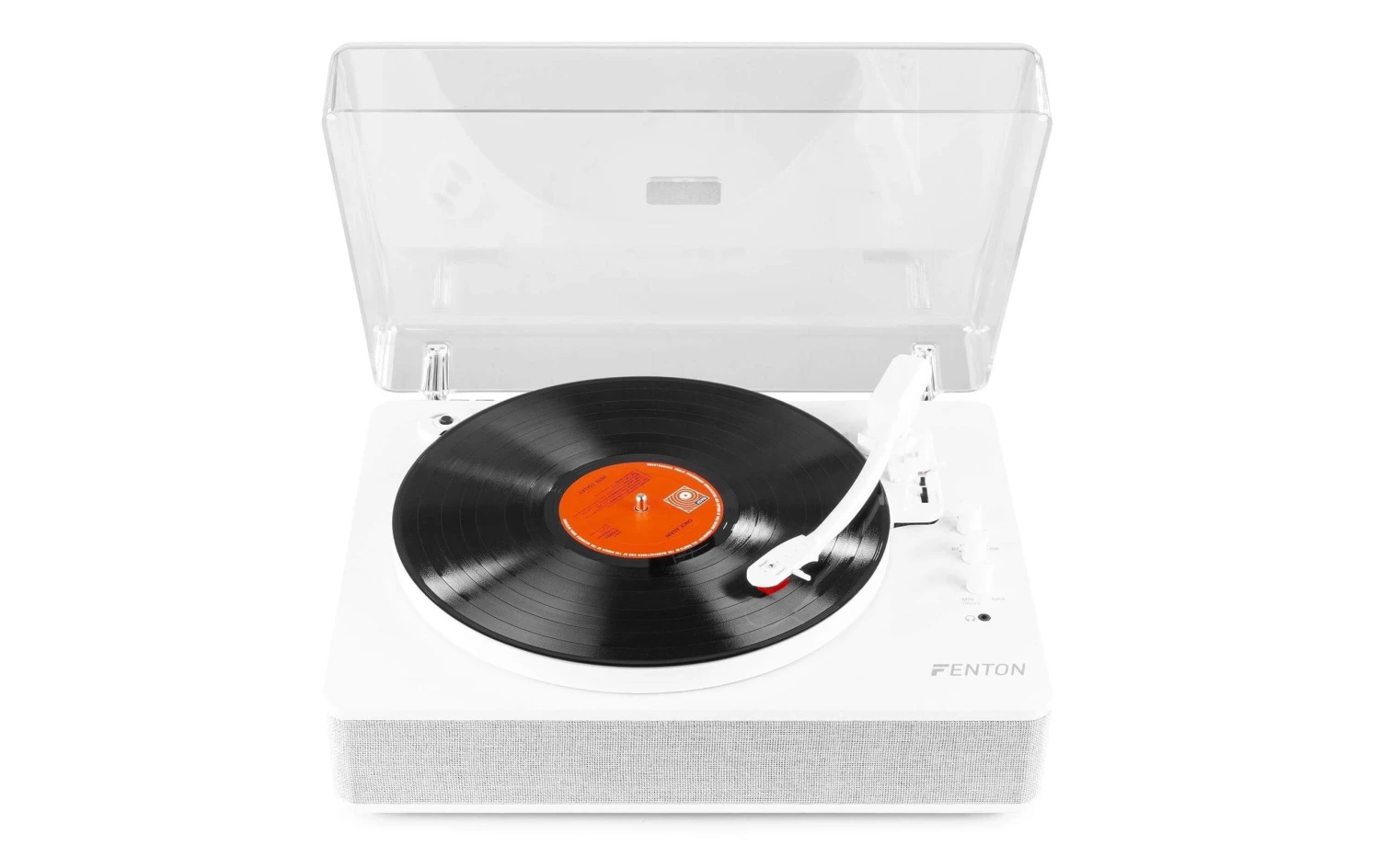 Fenton Plattenspieler RP162W Weiss - Elegant und Präzise für Vinyl-Liebhaber 2 Fenton Plattenspieler RP162W Weiss - Elegant und Präzise für Vinyl-Liebhaber – Bild 2