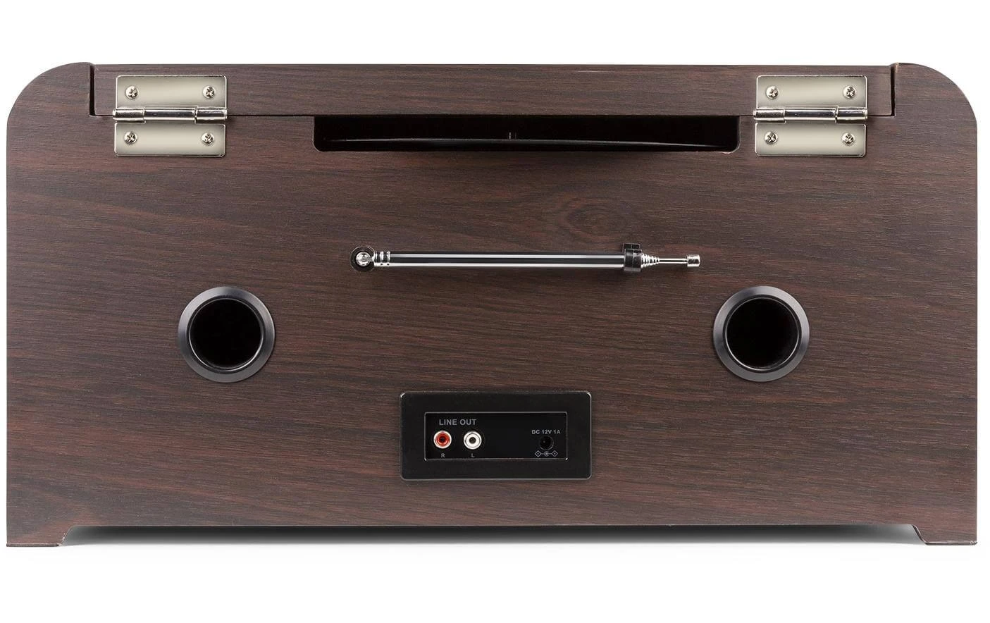 Fenton Plattenspieler Nashville Vintage Dunkelbraun - Retro-Plattenspieler mit klassischem Design 3 Fenton Plattenspieler Nashville Vintage Dunkelbraun - Retro-Plattenspieler mit klassischem Design – Bild 3