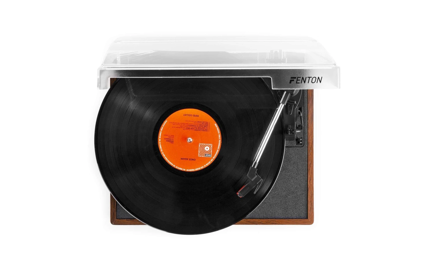 Fenton Plattenspieler RP106W Braun - Hochwertiger Plattenspieler für Vintage-Sound 3 Fenton Plattenspieler RP106W Braun - Hochwertiger Plattenspieler für Vintage-Sound – Bild 3