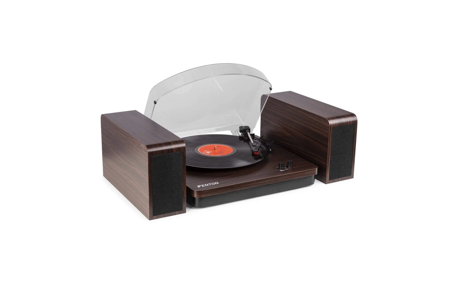 Fenton Plattenspieler RP168DW Dunkelbraun - Hochwertiger Plattenspieler für echten Klanggenuss 3 Fenton Plattenspieler RP168DW Dunkelbraun - Hochwertiger Plattenspieler für echten Klanggenuss – Bild 3