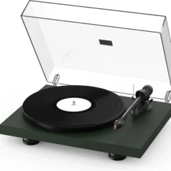 Pro-Ject Debut Carbon EVO Grün - Hochwertiger Plattenspieler für beste Klangqualität