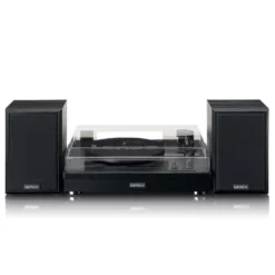 Lenco LS-101BK Schwarz Plattenspieler - Vinyl-Player mit modernem Design
