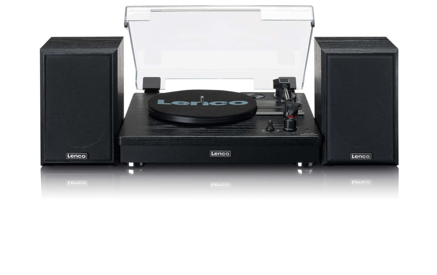Lenco LS-101BK Schwarz Plattenspieler - Vinyl-Player mit modernem Design 2 Lenco LS-101BK Schwarz Plattenspieler - Vinyl-Player mit modernem Design – Bild 2