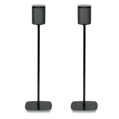 Flexson Standfuss Paar für Sonos One in Schwarz - Premium-Zubehör für Multiroom-Systeme