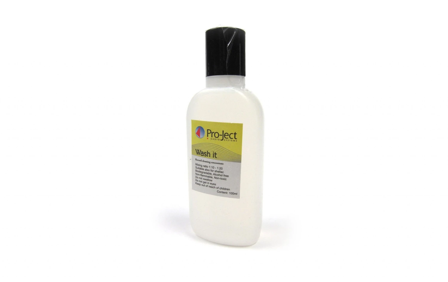 Pro-Ject Plattenreiniger Wash It 100 Ml - Hochwertiges Reinigungsmittel für Plattenspieler