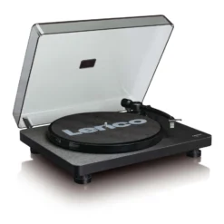 Lenco Plattenspieler L-30 Schwarz - Hochwertiger Plattenspieler für Vinyl-Liebhaber -KlangHaus Verkäufe 808528 3 5 scaled