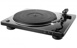 Denon DP-450USB Schwarz - Hochwertiger Plattenspieler mit USB-Funktion