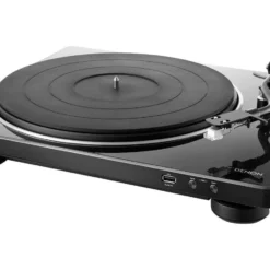 Denon DP-450USB Schwarz - Hochwertiger Plattenspieler mit USB-Funktion
