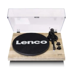 Lenco Plattenspieler LBT-188 Hellbraun - Retro Design, USB & Bluetooth