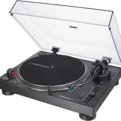 Audio-Technica AT-LP120X USB Plattenspieler Schwarz - Direktantrieb, USB-Digitalisierung, High-Fidelity Sound