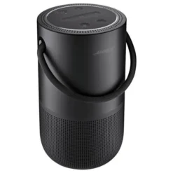 Bose Portable Home Speaker Schwarz - Multiroom Speaker mit klarem Sound und langer Akkulaufzeit