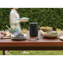 Sonos Move Grau - Tragbarer Lautsprecher mit AirPlay2, Bluetooth & WLAN, Alexa & Google Assistant, Multiroom-fähig -KlangHaus Verkäufe 957156 3 d 1