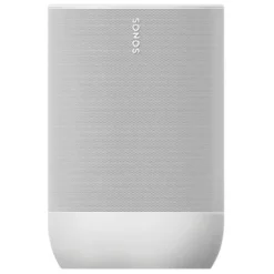 Sonos Move Weiß - Netzwerk Audio mit Airplay2, Bluetooth & WLAN | Amazon Alexa & Google Assistant | Multiroom-System | Inklusive Zubehör